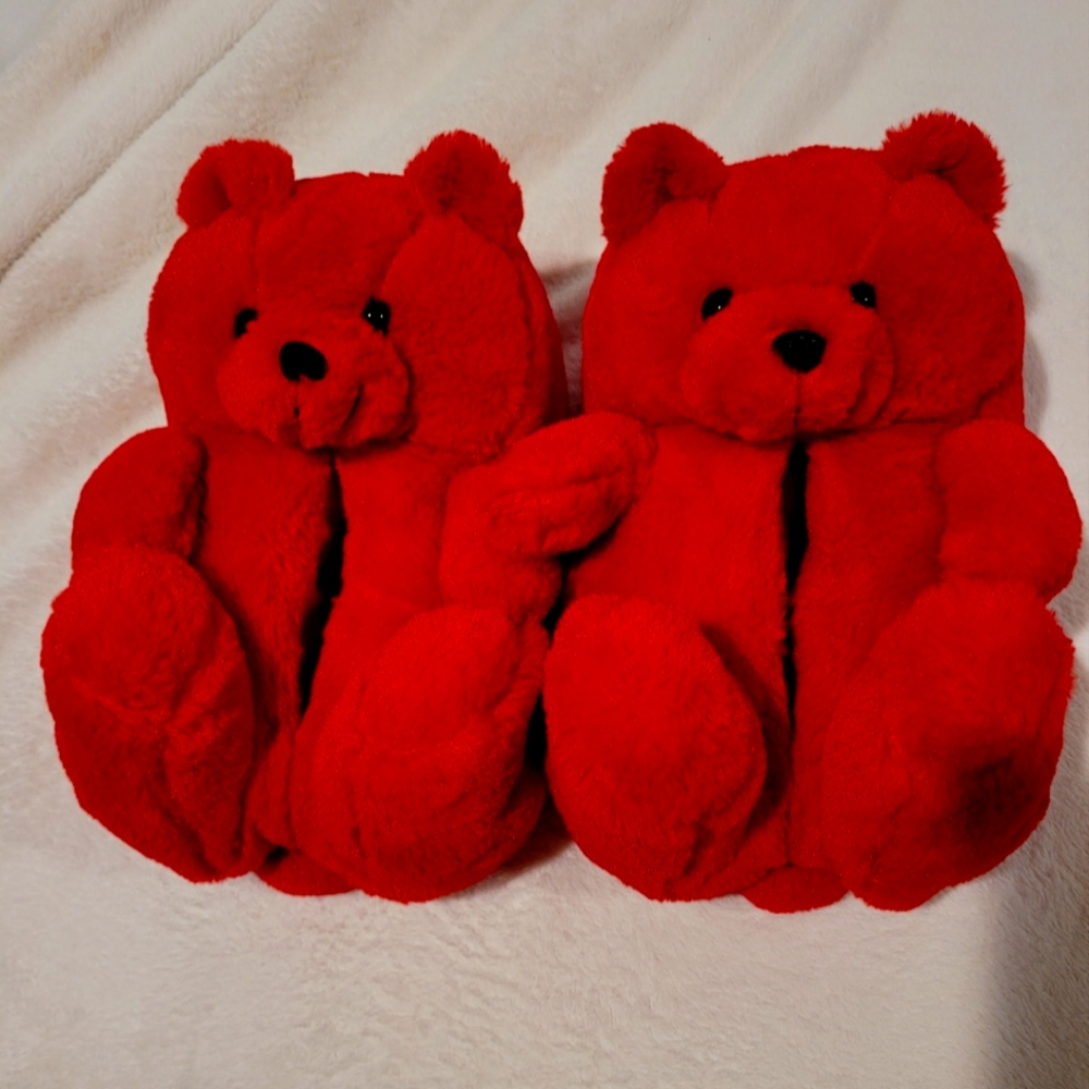 Large Teddy Bear House Slippers